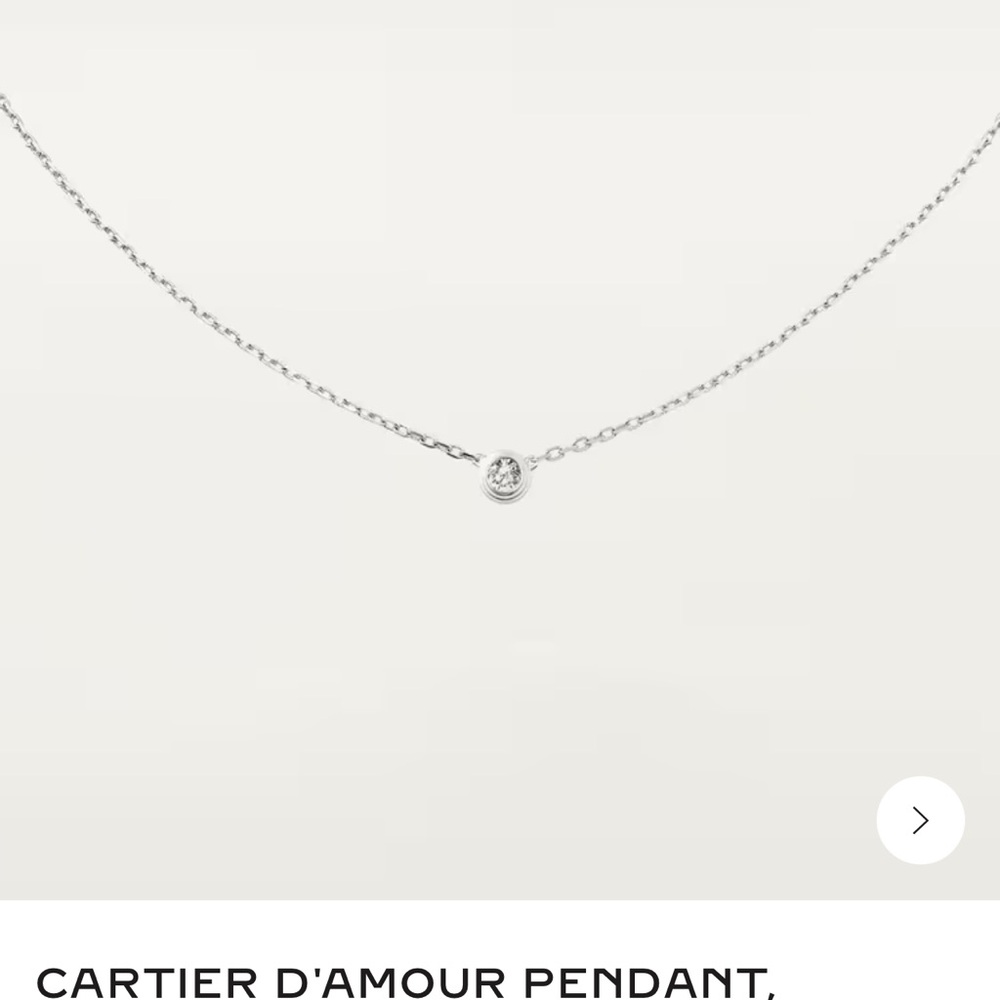Cartier D'Amour Silver Necklace